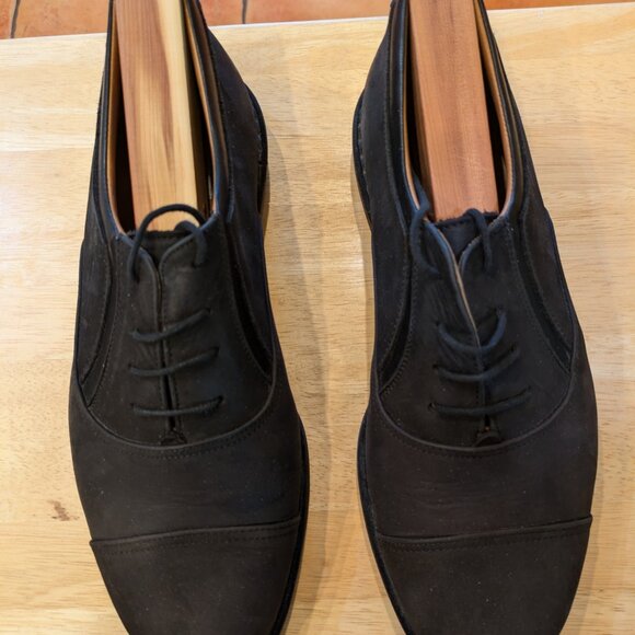 VINTAGE Cable & Co Captoe Nubuck, Black, Excellent - Worn main image 5